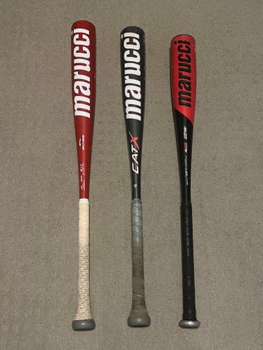 Marucci CAT Bat Lot (3) USA Baseball CATX2 CATX CAT Youth Bats 30 29 28