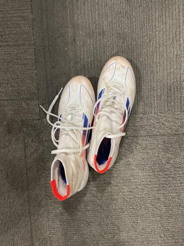 Used Adidas F50 Soccer Cleats White Youth 06.0 11614-S000234474