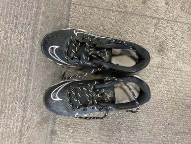 Used Nike DIAMOND BB CLEATS BB/SB Cleats Black Junior 01.5 11614-S000234436