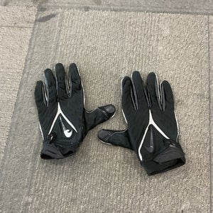 Used Nike ALPHA FOOTBALL GLOVES FB Gloves Black XL 11614-S000234423