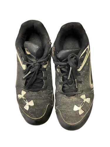 Used Under Armour MLB BB/SB Cleats Black Junior 01 11613-S000180212