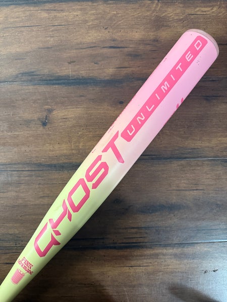 2025 Easton Ghost Unlimited Pink Lemonade Limited Edition 30/19 (-11) Fastpitch Softball Bat