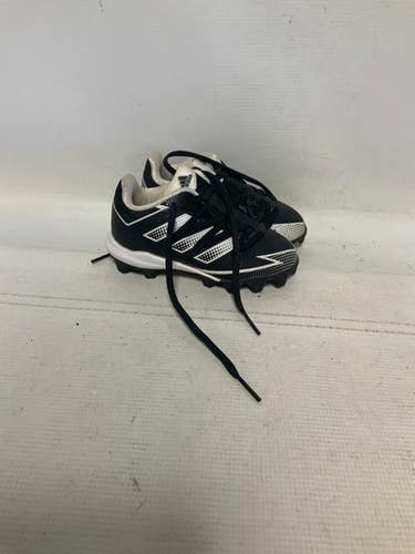 Used Adidas 3 STRIPE BB/SB Cleats Black Youth 10.0 11823-S000038430