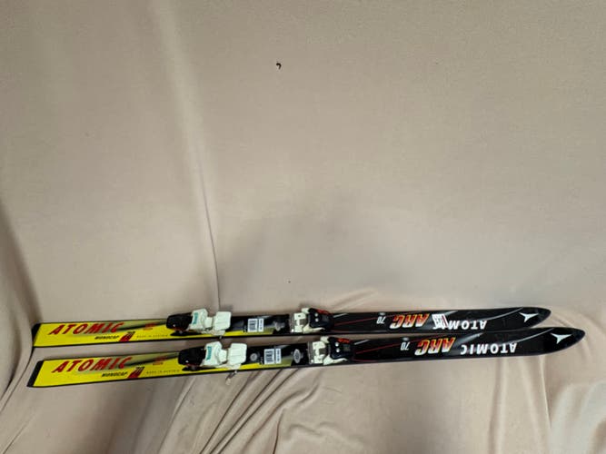 160 cm Atomic Arc Skis With Bindings (Used)