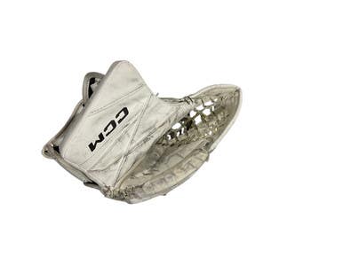 Used CCM AXIS 2.5 Junior Goalie Catcher White 11847-S000034417