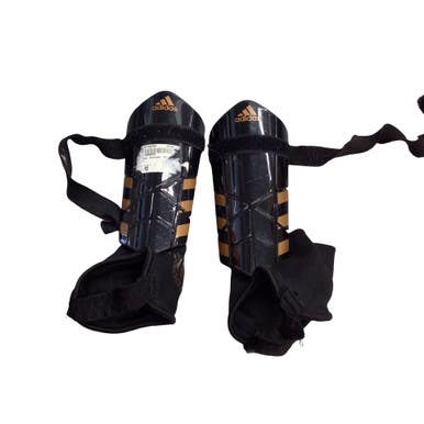 Used Adidas Soccer Shin Guards Junior Black MD 11760-S000090654