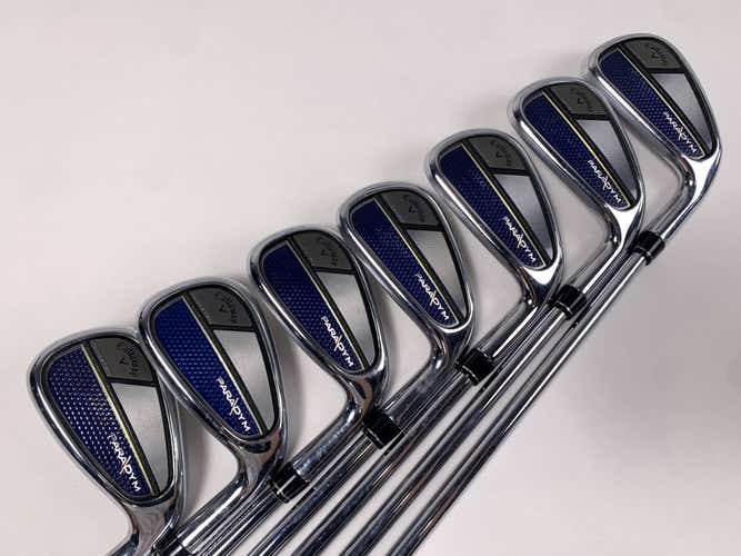 Callaway Paradym Iron Set 4-PW True Temper Elevate MPH 85g Stiff RH +1/2''