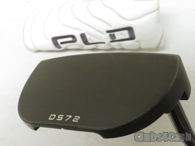 PING PLD Milled DS72 Putter Stealth Mallet Black Chrome 35" +Cover .. NICE