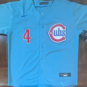 Chicago Cubs Pete Crow-Armstrong Blue Alternative Jersey Adult Large NWT