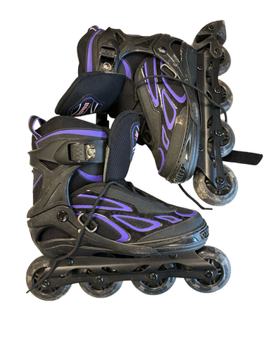 Used ZPM ABEC7 Senior Rec Fitness Skates Purple Adjustable 11682-S000130961