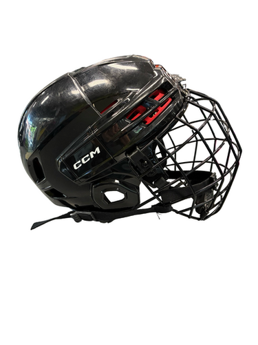 Used CCM TACKS 70 Helmet Cage Combo Black MD 11682-S000130953