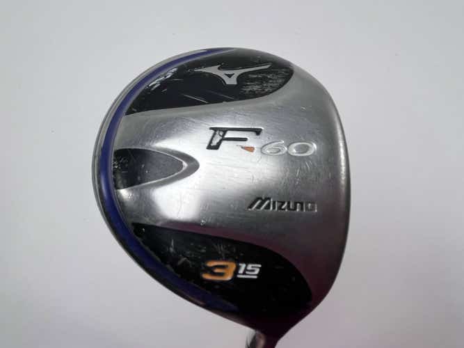 Mizuno F-60 3 Fairway Wood 15* UST ProForce V2 66g Stiff Graphite Mens RH