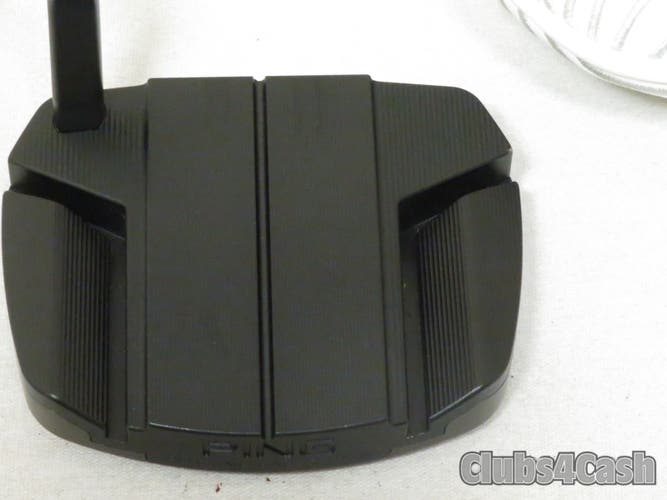 PING PLD Milled Plus Ally Blue 4 Putter Matte Black 33" Strong +Cover  BLACKOUT