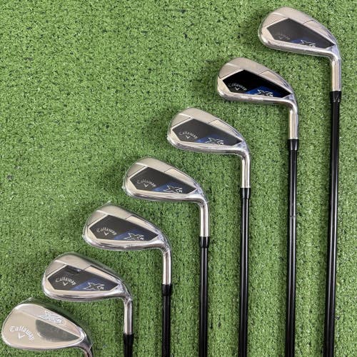 Callaway XR 24 2024 Iron Set 6-PW AW SW Graphite 70g Regular Flex Right Handed