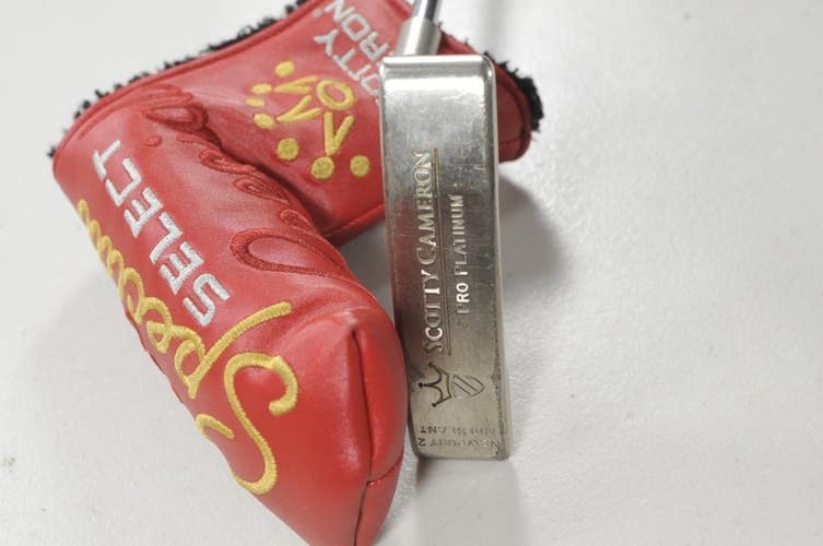 Titleist 1999 Scotty Cameron Pro Platinum Newport 2 Mid Slant 35" Putter #215424