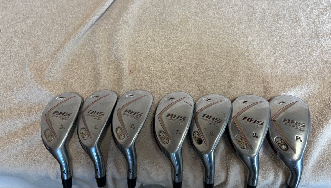 Men's Top Flite AHS Hybrid Right Handed Clubs (Full Set) Regular Flex 7 Pieces (Used)