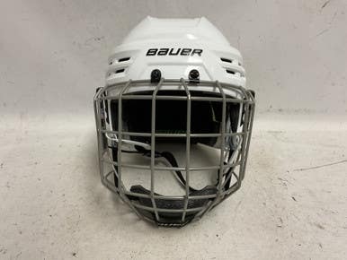 Used Bauer REAKT 85 Helmet Cage Combo White MD 11855-S000201972