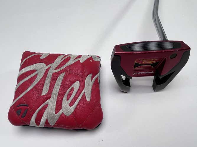 TaylorMade Spider GT Single Bend Red Putter 35" SuperStroke Pistol 2.0 RH HC