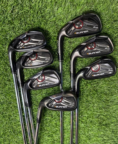 TaylorMade - BURNER 2.0 - IRON SET 4-Pw - Steel - Regular Flex - (+1/2) - LH