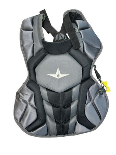Used All Star CPCC1216S7X Catchers Chest Protector Black And Grey Intermed 11835-S000207135