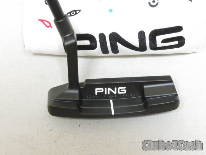 PING PLD Milled Anser 2 Putter Stealth Matte Black Slight +Cover 37" TALL   MINT