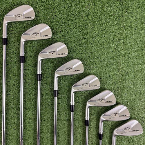 Callaway Apex MB Iron Set 3-PW Dynamic Gold X100 Extra Stiff Flex Left Handed