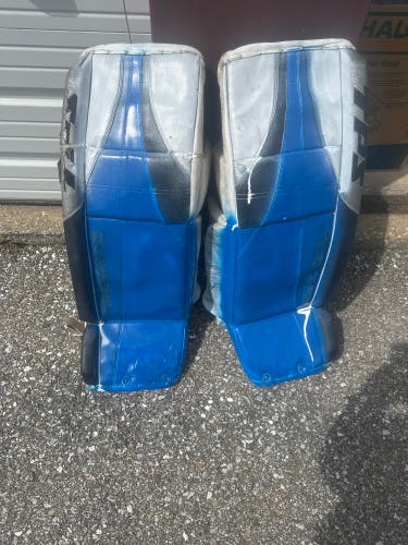 33" 2006 TPS Response R8 Goalie Leg Pads Pro Stock (Used)