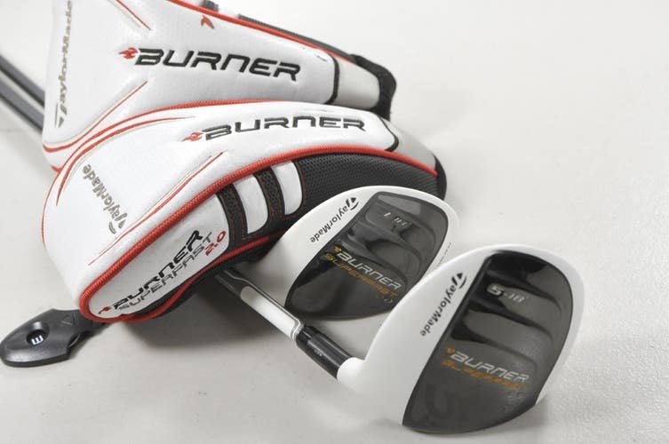 TaylorMade Burner Superfast 2.0 #5 Fairway Wood and #3 Hybrid Set Stiff # 215087