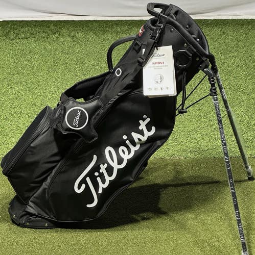 Titleist Players 4 Stand Carry Golf Bag TB23SX4 Black/White NEW