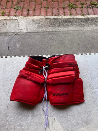 Senior XL 2024 Bauer Pro Hockey Goalie Pants Pro Stock (Used)