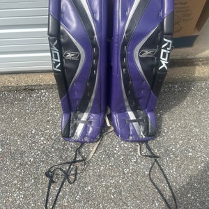 37" 2008 Reebok Premier II Goalie Leg Pads Pro Stock (Used)