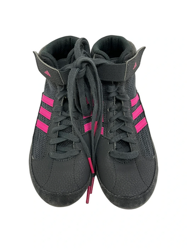 Used Adidas HVC Wrestling Shoes Grey Junior 01.5 11692-S000149436