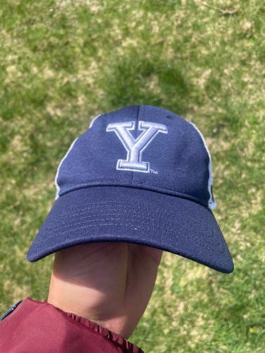 Blue Yale Adult Unisex One Size Fits All Under Armour Hat (Used)