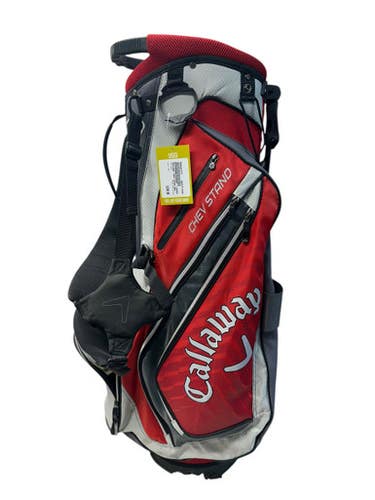 Used Callaway CHEV STAND Mens Stand Bag Red 11835-S000207072