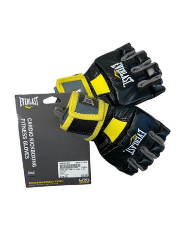 Used Everlast MMA Gloves Black LG 11835-S000207087