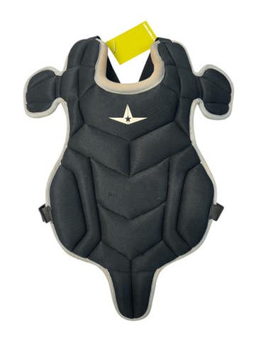 Used All Star YTH BLK CHEST PROTECTOR Catchers Chest Protector Black Youth 11835-S000207094