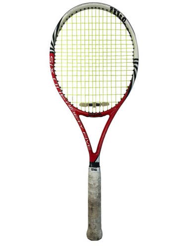 Used Wilson SIX ONE 95 BLX Adult Tennis Racquet Red 4 1/4" 11835-S000207112