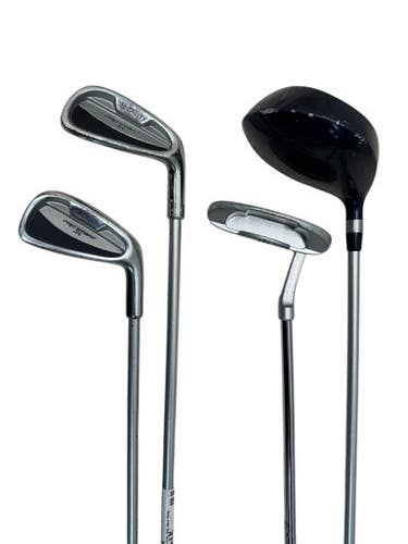 Used Wilson PRO STAFF JR 4PC SET Jr Package Set RH Grey And Navy Blue 4 Piece 11835-S000207110
