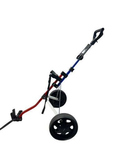 Used Top Flite JR PUSH CART Golf Accessory Royal Blue And Red 11835-S000207119