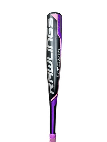 Used Rawlings STORM TBALL BB/SB T-Ball Bat Black And Purple 26" 11835-C000206382