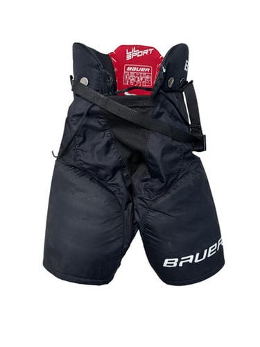 Used Bauer LIL SPORT Junior Pant Black And Red SM 11835-S000206949