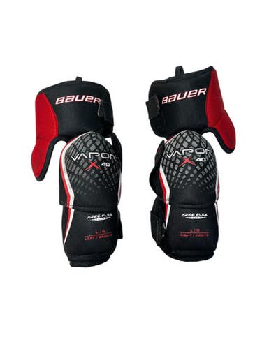 Used Bauer VAPOR X40 Senior Elbow Pads White/Black/Red LG 11835-S000205854