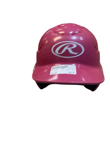 Used Rawlings 1 TONE Batting Helmet No Mask Pink One Size 11706-S000374824