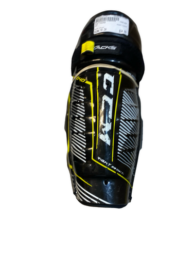 Used CCM TACKS Senior Shin Guards Black 19" 11706-S000374774
