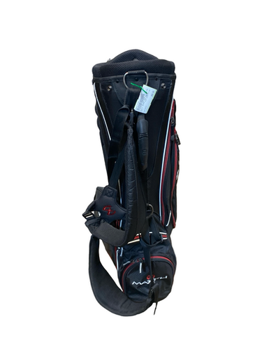 Used Maxfli BLACK AND RED Mens Stand Bag Black 11706-S000374740