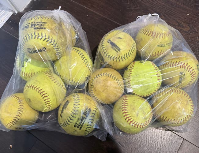 (14) Softballs (Used)