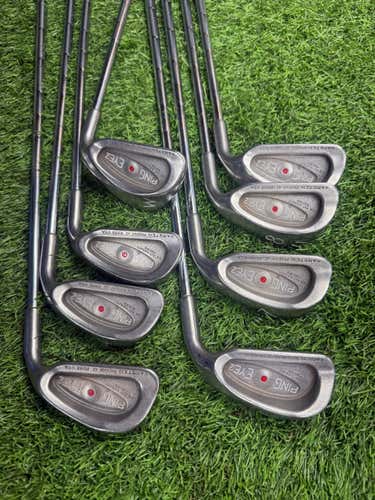PING - EYE2 - Red dot - Iron Set 3-Pw - Steel - Regular Flex - RH