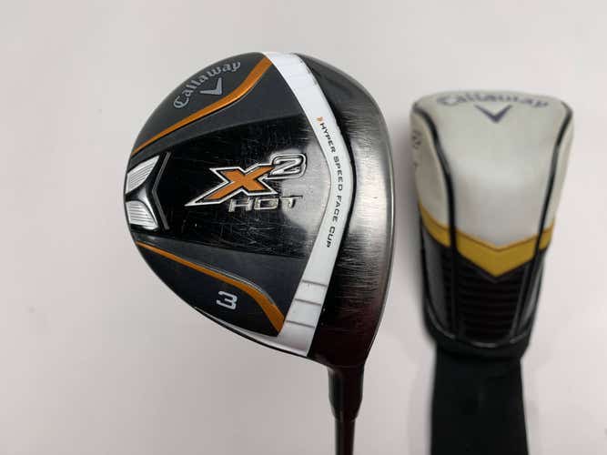 Callaway X2 Hot 3 Fairway Wood 15* Aldila Tour ATX 60g Stiff Graphite Mens RH HC
