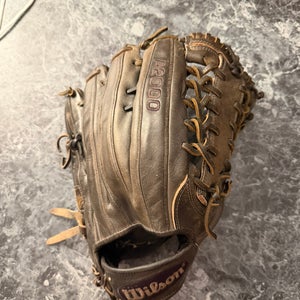 Wilson A2000 RH Outfield Baseball Glove 12.5" (Used)