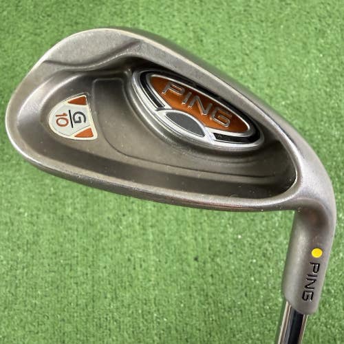 Ping G10 Sand Wedge SW Yellow Dot AWT Regular Flex Steel -1 Short